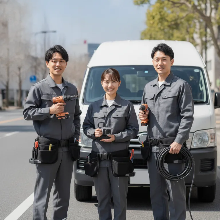 防犯カメラ設置 のチーム: Hitachi
